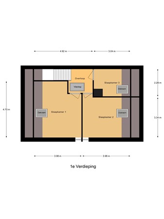 Wâldstrjitte 21, 9223 NP Houtigehage - 1e Verdieping