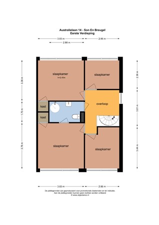 Australiëlaan 14, 5691 JL Son en Breugel - Eerste verdieping.jpg