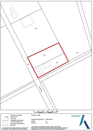 Karissteeg 6, 6031 PH Nederweert - Kadastrale kaart
