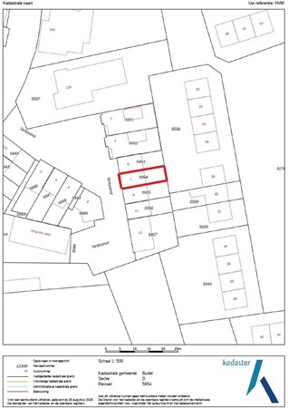 Striboshof 7, 6023 EZ Budel-Schoot - Kadastrale kaart