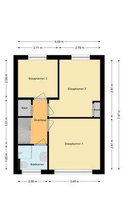 Govert Flinckstraat 8, 5642 AC Eindhoven - Eerste verdieping