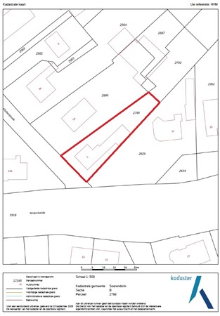 Kluttershoek 1, 6027 PT Soerendonk - Kadastrale kaart