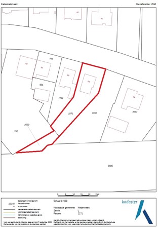 Smisserstraat 54, 6031 AG Nederweert - Kadastrale kaart