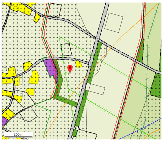Boschdijk, 6021 AM Budel - Bestemmingsplankaart