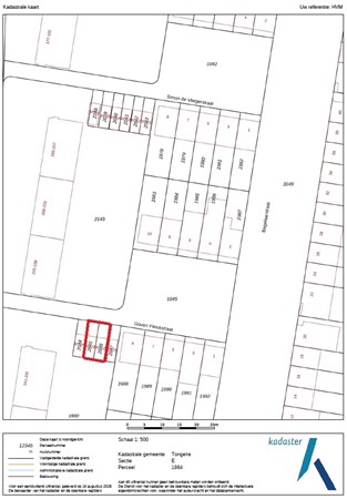 Govert Flinckstraat, 5642 AC Eindhoven - Kadastrale kaart