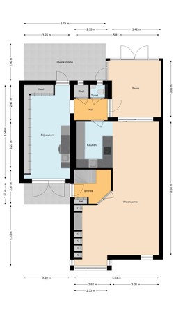 De Sperwer 16, 6021 ZP Budel - Begane grond.jpg