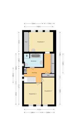 De Els 8, 6021 NG Budel - Eerste verdieping