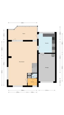Taxandrialaan 25, 6021 XV Budel - Begane grond