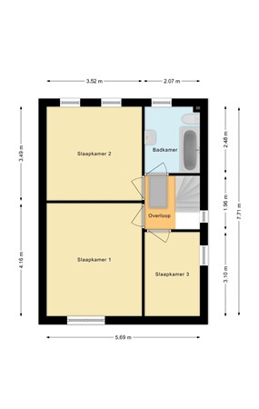 Dr. Kuyperstraat 9, 6021 XD Budel - Eerste verdieping.jpg