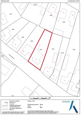 Hamonterweg 16, 6023 AK Budel-Schoot - Kadastrale kaart