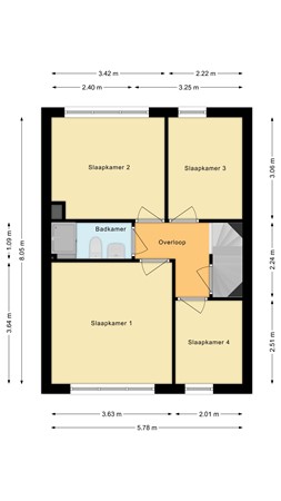 Weth. Lammersplantsoen 5, 6023 BJ Budel-Schoot - 1e verdieping