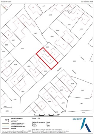 Rasstraat 10, 6021 HH Budel - Kadastrale kaart