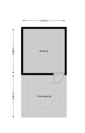 Rozenstraat 19, 6021 BA Budel - Berging en overkapping
