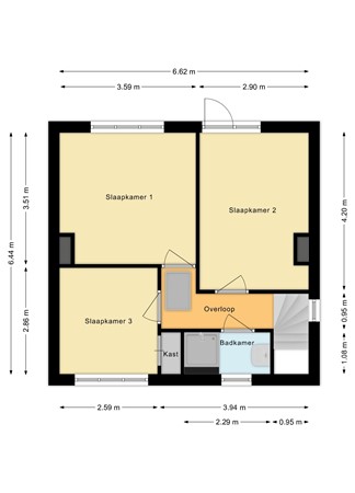 Cranendoncklaan 26, 6021 JT Budel - 1e verdieping.