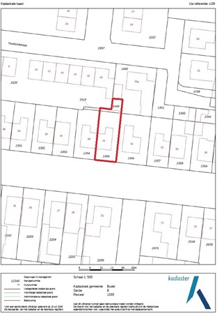 Cranendoncklaan 26, 6021 JT Budel - Kadastrale kaart