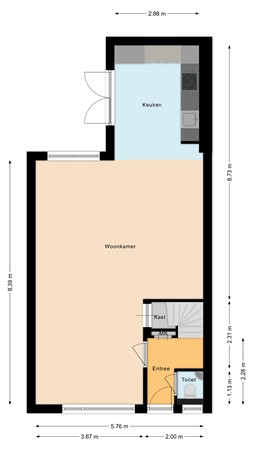 Graafschap Hornelaan 60, 6021 XM Budel - Begane grond