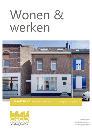 Brochure preview - Ambyerstraat Noord 94-A, 6225 EG MAASTRICHT (1)