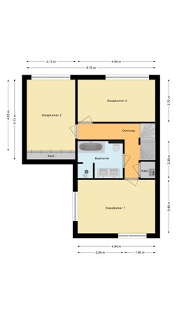 Oostermaasweg 39, 6226 VJ Maastricht - Eerste verdieping.jpg