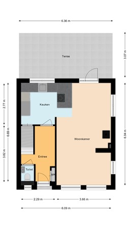 13 septemberstraat 2, 6226 CK Maastricht - Begane grond.jpg