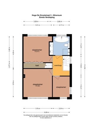 Hugo de Grootstraat 3, 1215 CX Hilversum - 