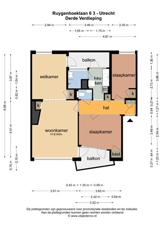 Ruygenhoeklaan 6-3, 3523 HK Utrecht - 