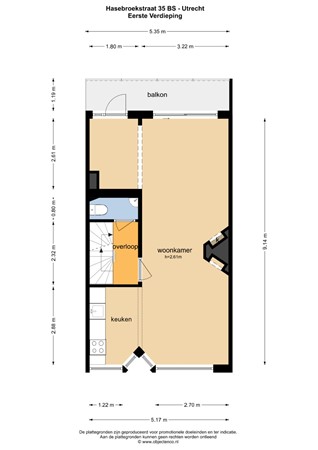 Hasebroekstraat 35BS, 3532 GK Utrecht - 