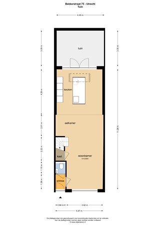 Bekkerstraat 75, 3572 SC Utrecht - 