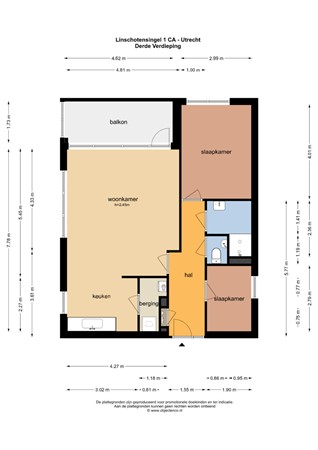 Linschotensingel 1C A, 3525 XA Utrecht - 
