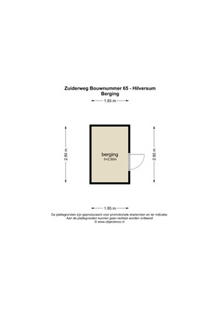 Zuiderweg BNR. 65, 1221 HH Hilversum - 