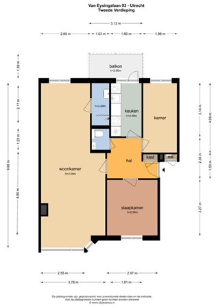 Van Eysingalaan 93, 3527 VC Utrecht - 