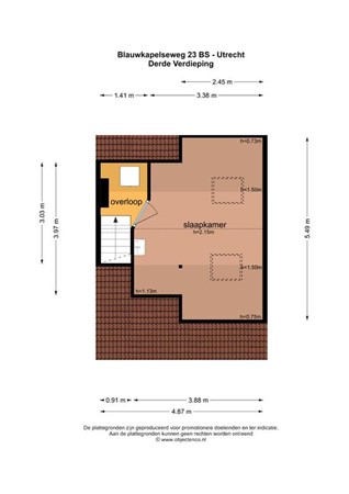 Blauwkapelseweg 23bs, 3572 KB Utrecht - 