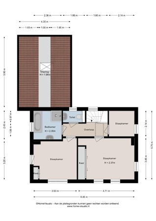 Wilhelminastraat 10, 7782 RW De Krim - Eerste verdieping - 2D.jpg