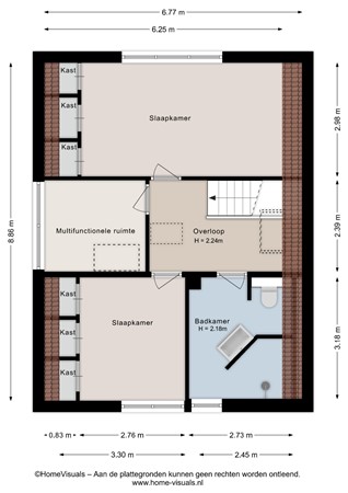 Hoofdstraat 10, 7851 AA Zweeloo - Eerste verdieping - 2D.jpg