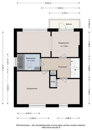 E E G Laan 8, 7742 EE Coevorden - Eerste verdieping - 2D.jpg