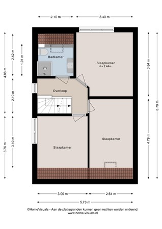 Horstra's wijk 37B, 7782 RA De Krim - Eerste verdieping - 2D.jpg
