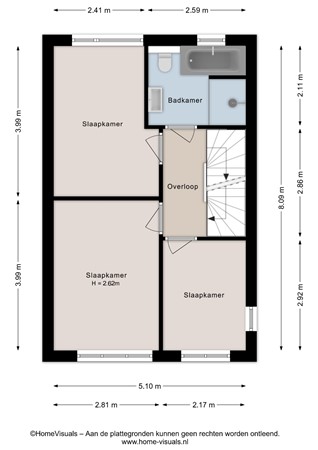 Gerrit Woltersomstraat 5, 7742 KG Coevorden - Eerste verdieping - 2D.jpg