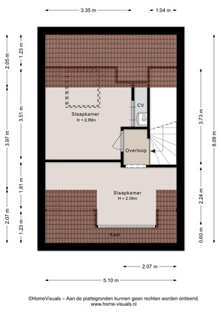 Gerrit Woltersomstraat 5, 7742 KG Coevorden - Tweede verdieping - 2D.jpg