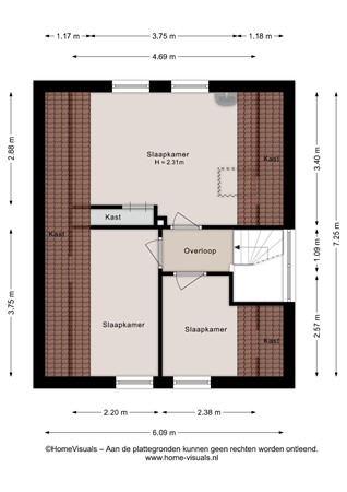 Rolderstraat 3, 7849 PA De Kiel - Eerste verdieping - 2D.jpg