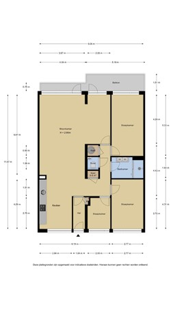 Merelstraat 37, 2352 VA Leiderdorp - plattegrond appartement.jpg