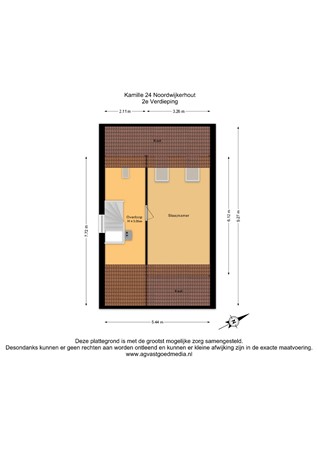 Kamille 24, 2211 MX Noordwijkerhout - 2e Verdieping - 2D.jpg