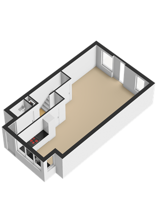 Kamille 24, 2211 MX Noordwijkerhout - Begane grond - 3D.png