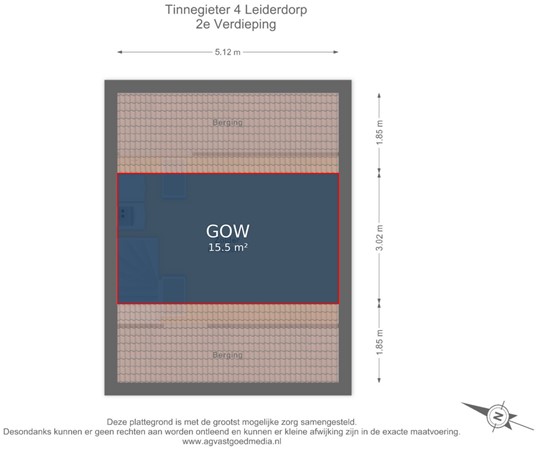 Tinnegieter 4, 2353 XB Leiderdorp - 2e Verdieping - markings.jpg