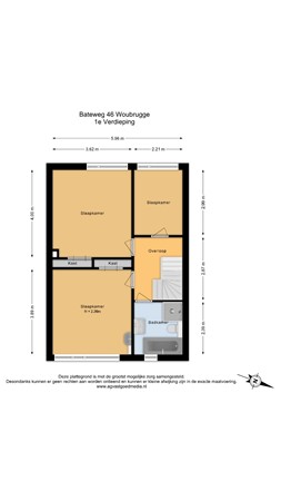 Bateweg 46, 2481 AN Woubrugge - 1e Verdieping - 2D.jpg