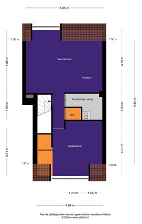 Dorpsstraat 20A, 6021 HC Budel - plattegrond huisnummer A.jpg