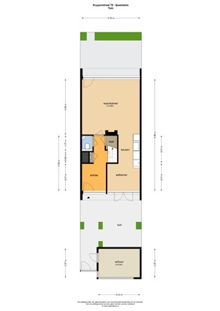 Floorplan - Kuyperstraat 70, 3404 HN IJsselstein