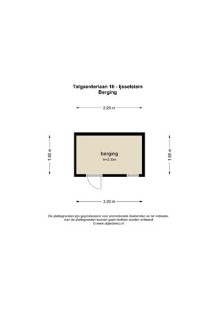 Floorplan - Tolgaarderlaan 16, 3401 GT IJsselstein