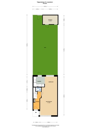 Floorplan - Tolgaarderlaan 16, 3401 GT IJsselstein