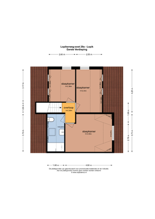 Floorplan - Lopikerweg Oost 29A, 3411 JA Lopik