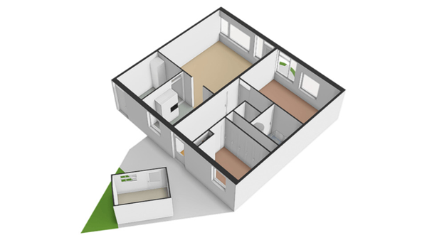 Floorplan - Ruiterstede 86, 3431 XN Nieuwegein