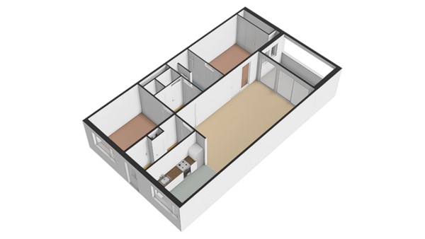Floorplan - Tiranastraat 80, 3404 CH IJsselstein